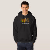 Liebe des Grundschullehrers Fall Pumpkin Leopard H Hoodie (Vorne ganz)
