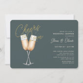 Liebe des grünen Brautparty Einladung (Vorderseite)