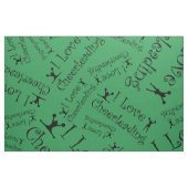Liebe des Grüns I cheerleading Stoff (Fat Quarter (45,7 x 55,9 cm))
