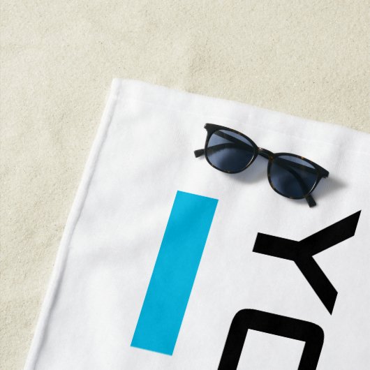 Liebe des Handtuchs Strandtuch (Beispiel)