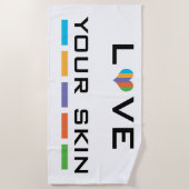 Liebe des Handtuchs Strandtuch (Vorderseite)