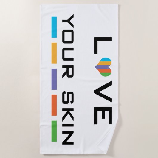 Liebe des Handtuchs Strandtuch (Vorderseite)