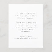 Liebe des Haushalts dank Foto Overlay Geburtsankün (Rückseite)