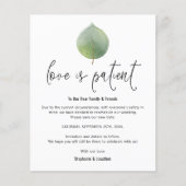 Liebe des Haushalts Der Patient Rette neues Datum  (Vorderseite)