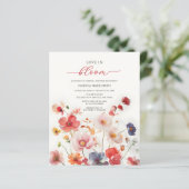 Liebe des Haushalts im Brautparty Wildblumen (Stehend Vorderseite)