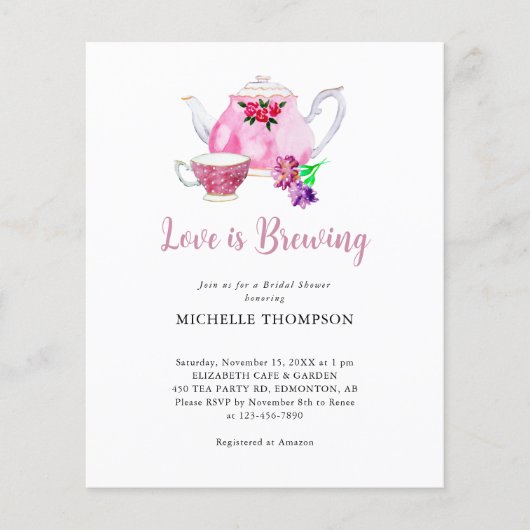 Liebe des Haushalts ist das Brewing Brautparty Tee (Vorderseite)