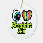 Liebe des hellen Auges Keramikornament (Links)