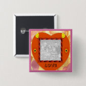 Liebe des Herzens Button (Vorne & Hinten)
