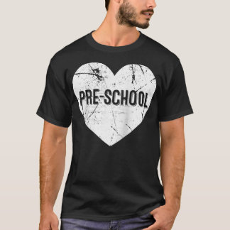 Liebe des Herzens für den PreSchool Proud Lehrer T-Shirt