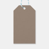 Liebe des Herzens Gestreifter Valentinstag Geschenkanhänger (Rückseite)