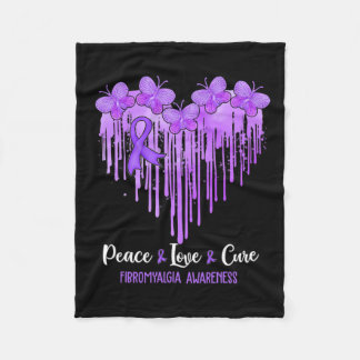 Liebe des Herzens Heilung Fibromyalgie Bewusstsein Fleecedecke