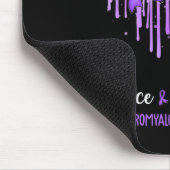 Liebe des Herzens Heilung Fibromyalgie Bewusstsein Mousepad (Ecke)
