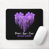 Liebe des Herzens Heilung Fibromyalgie Bewusstsein Mousepad (Mit Mouse)