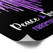 Liebe des Herzens Heilung Fibromyalgie Bewusstsein Poster (Ecke)