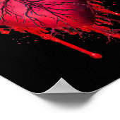 Liebe des Herzens surreale Kunst Poster (Ecke)