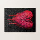 Liebe des Herzens surreale Kunst Puzzle (Horizontal)