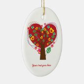 Liebe des Herzens Valentinstag Keramik Ornament (Rechts)