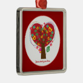 Liebe des Herzens Valentinstag Ornament Aus Metall (Rechts)