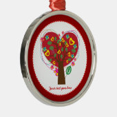 Liebe des Herzens Valentinstag Ornament Aus Metall (Rechts)