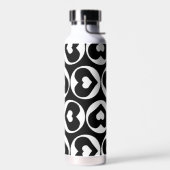 Liebe des Herzmusters Graphic Bold Trinkflasche (Links)