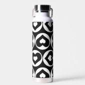 Liebe des Herzmusters Graphic Bold Trinkflasche (Vorne)