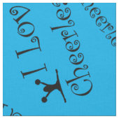 Liebe des Himmelblaus I cheerleading Stoff (Nahaufnahme)