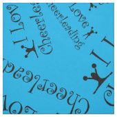 Liebe des Himmelblaus I cheerleading Stoff (Muster)