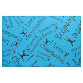 Liebe des Himmelblaus I cheerleading Stoff (Fat Quarter (45,7 x 55,9 cm))