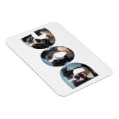 Liebe des Hundes i Cot Out Bilder Magnet (Rechte Seite)