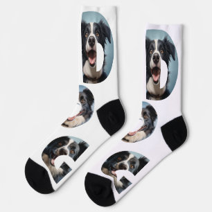Liebe des Hundes I cot out Bilder Socken