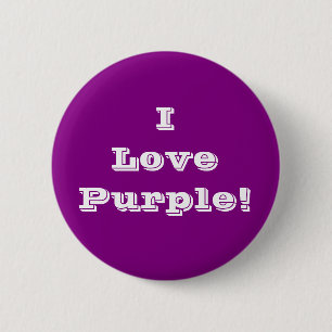 Liebe des Knopf-I lila Button
