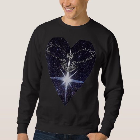 Liebe des Kosmischen Adlers Sweatshirt (Vorderseite)