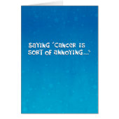 Liebe des Krebspatienten (Vorne)