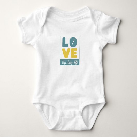 Liebe des Lake Baby  Strampler (Vorderseite)