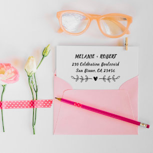 Liebe des Landes Rücksendeadresse für benutzerde Gummistempel