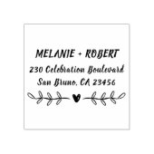 Liebe des Landes | Rücksendeadresse für benutzerde Gummistempel (Prägung)