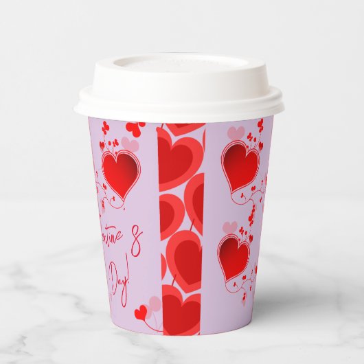 Liebe des Lavendels Pappbecher (Links)