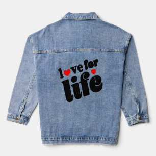 Liebe des Lebens Jeansjacke