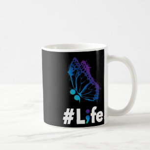 Liebe des Lebens und Unterstützung der Sensibilisi Kaffeetasse
