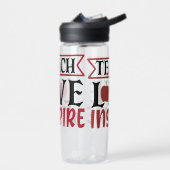 Liebe des Lehrers Inspiriert Trinkflasche (Links)