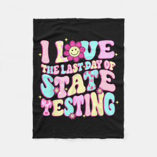 Liebe des letzten Tages der Staat Testing Teacher Fleecedecke