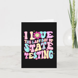 Liebe des letzten Tages der Staat Testing Teacher  Karte