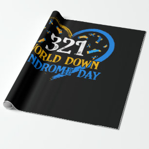 Liebe des Liebe World Down Syndrome Awareness Day Geschenkpapier