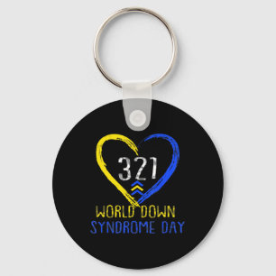 Liebe des Liebe World Down Syndrome Awareness Day Schlüsselanhänger