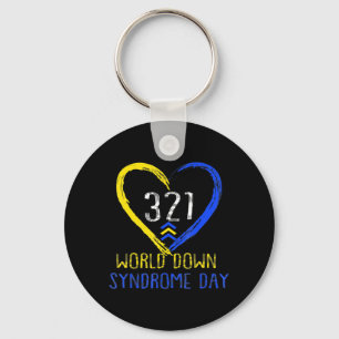 Liebe des Liebe World Down Syndrome Awareness Day Schlüsselanhänger