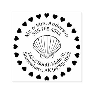 Liebe des Meeres, Muscheln, persönliche Kontakte Permastempel