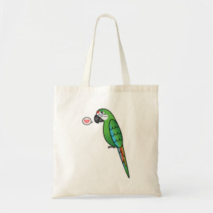 Liebe des militärischen Cartoon Macaw Parrot Bird Tragetasche