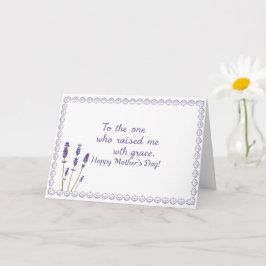 Liebe des Minimalistischen Lavendelmütters Karte