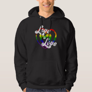 Liebe des Monats Monat Liebe Regenbogenflagge Hoodie