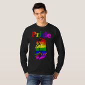 Liebe des Monats Monat Liebe Regenbogenflagge T-Shirt (Vorne ganz)